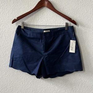 NWT - New With Tags - Madison Jules - Navy Blue Office Shorts - Size 6